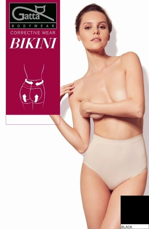 Figi damskie korygujące Bikini Corrective Wear Gatta - black