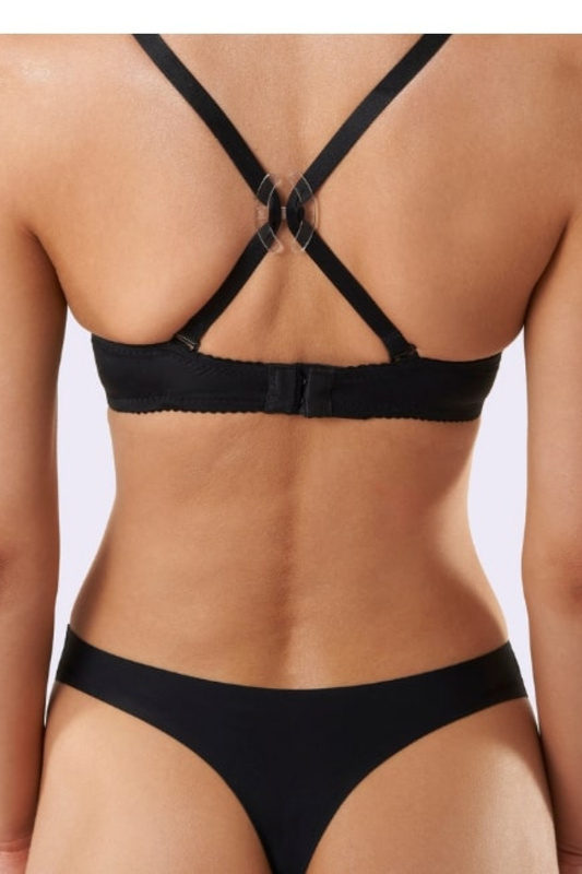 Klips ściągający ramiączka BA-11 transparentny Julimex