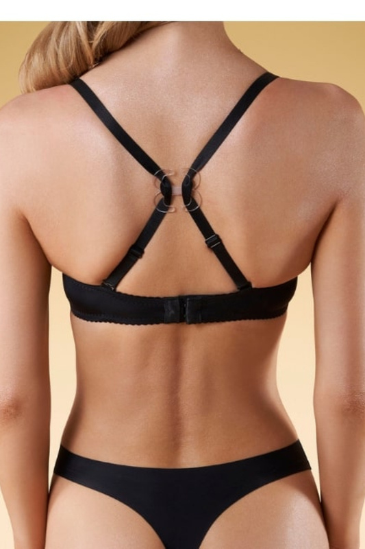 Klips ściągający ramiączka BA-13 transparentny Julimex