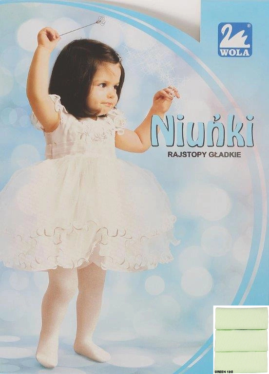 NIUNIE rajstopy dziecięce 18004 Wola - pistacja 10G