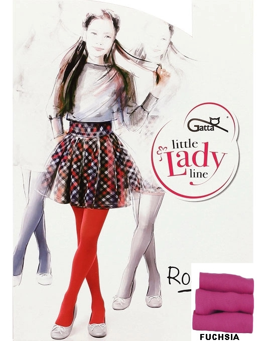ROSABELLA Rajstopy dziecięce 60 DEN Gatta - fuchsia