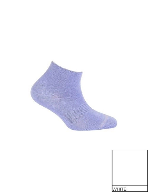 Skarpetki dziecięce gładkie Bamboo Wola - white