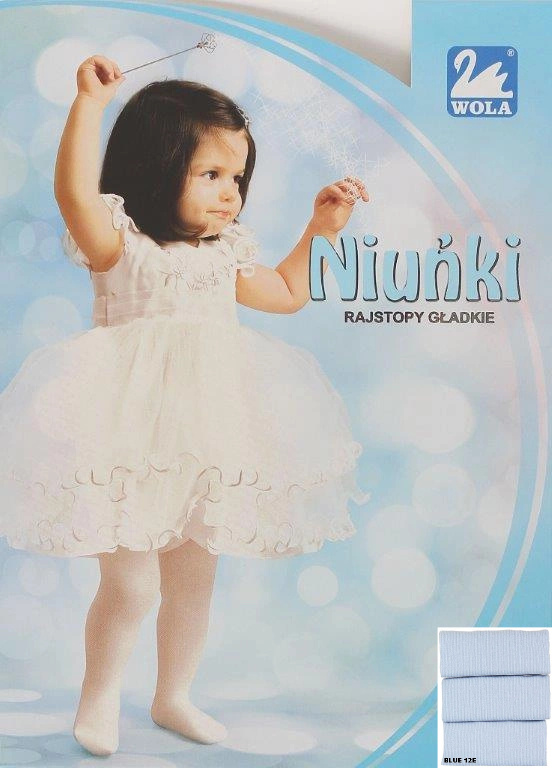 NIUNIE rajstopy dziecięce 18004 Wola - niebieski 12E