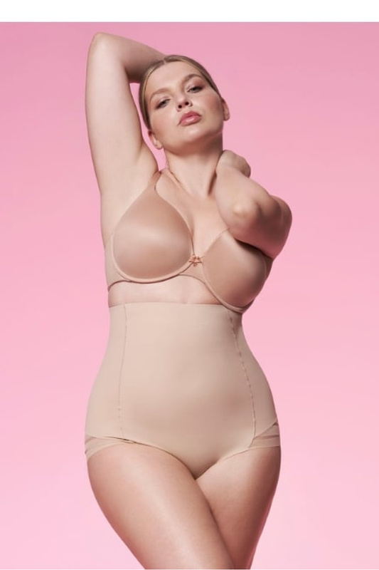 Figi damskie korygujące Wysoka Talia 141 natural Julimex
