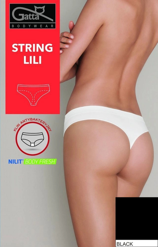 Stringi Lili 1648 Gatta - czarny