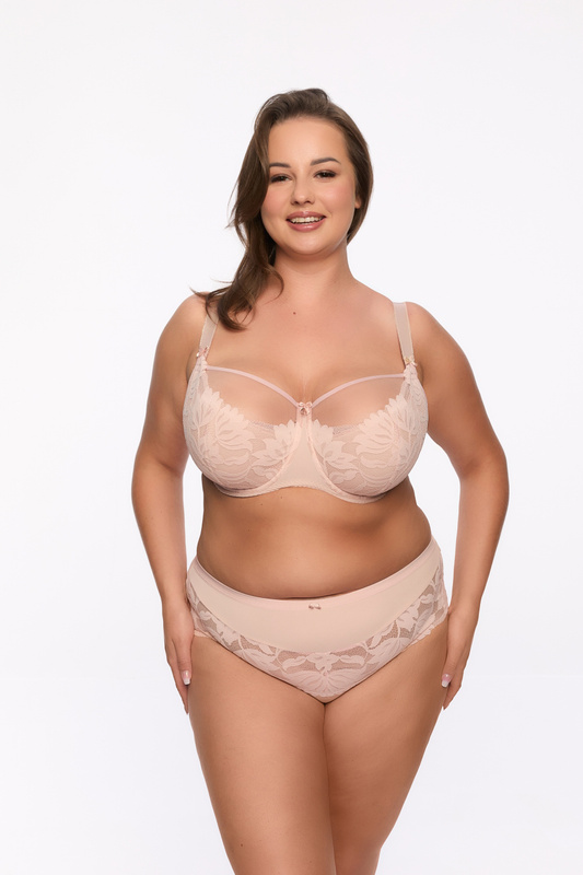 Biustonosz półusztywniany BSM1134 Keto Maxi różowy Gaia