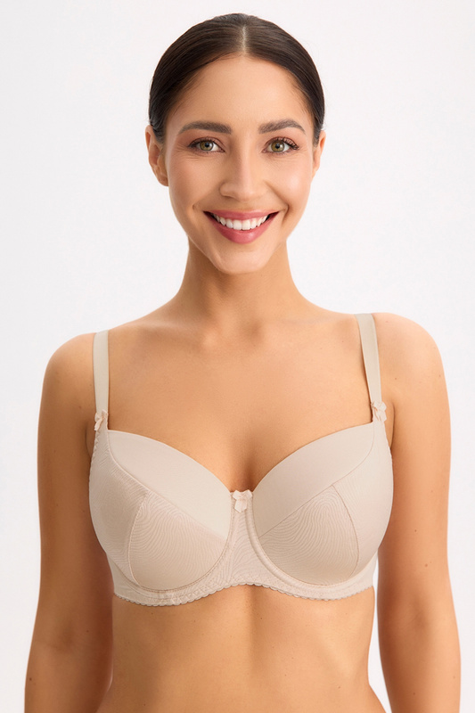 Biustonosz usztywniany BS0281-BE3 Kate beżowy Gaia