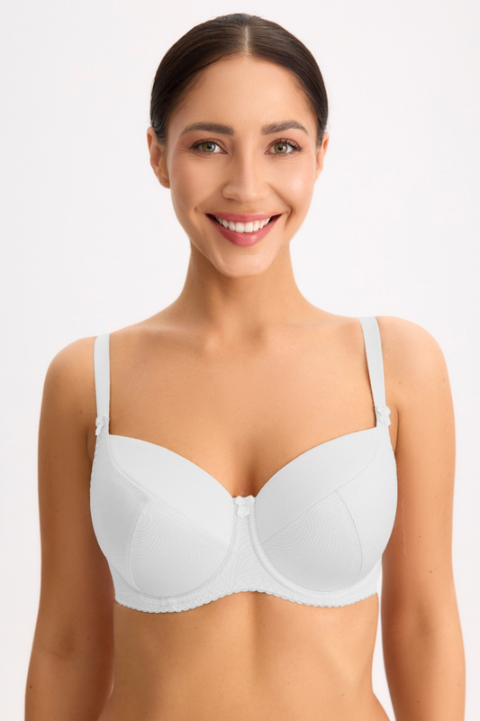 Biustonosz usztywniany BS0281-BI3 Kate biały Gaia