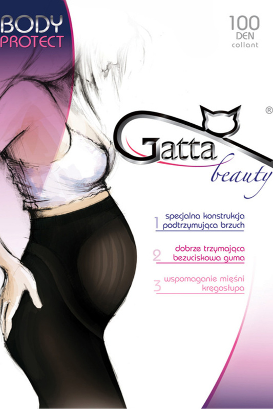 BODY PROTECT 100 - Rajstopy ciążowe 100 DEN Gatta - machiato