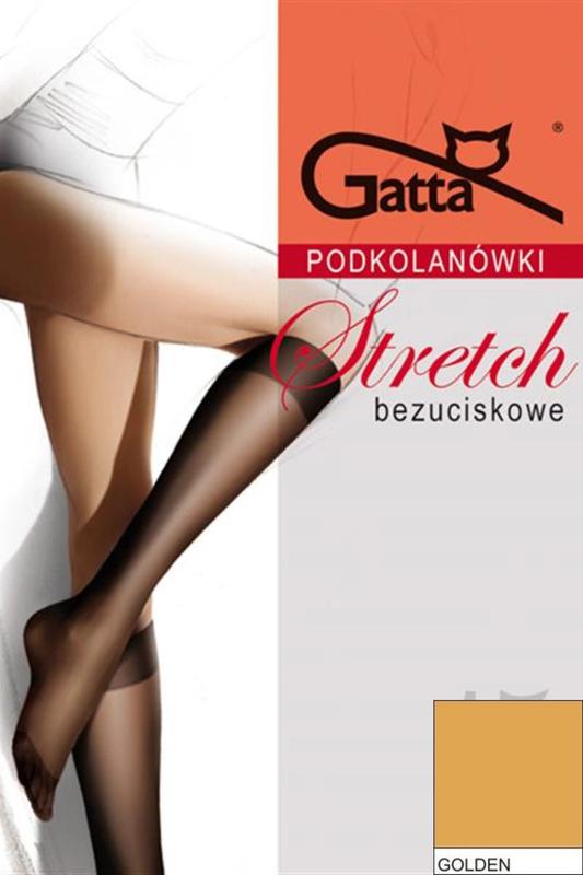 Podkolanówki Stretch Gatta 2-PAK - golden