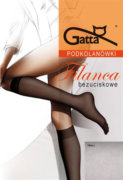 Podkolanówki Elastil Gatta 2-PAK - perla