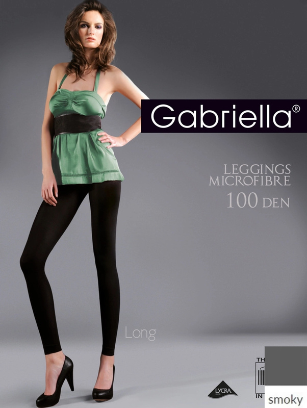 Legginsy Long 100 den Gabriella - smoky