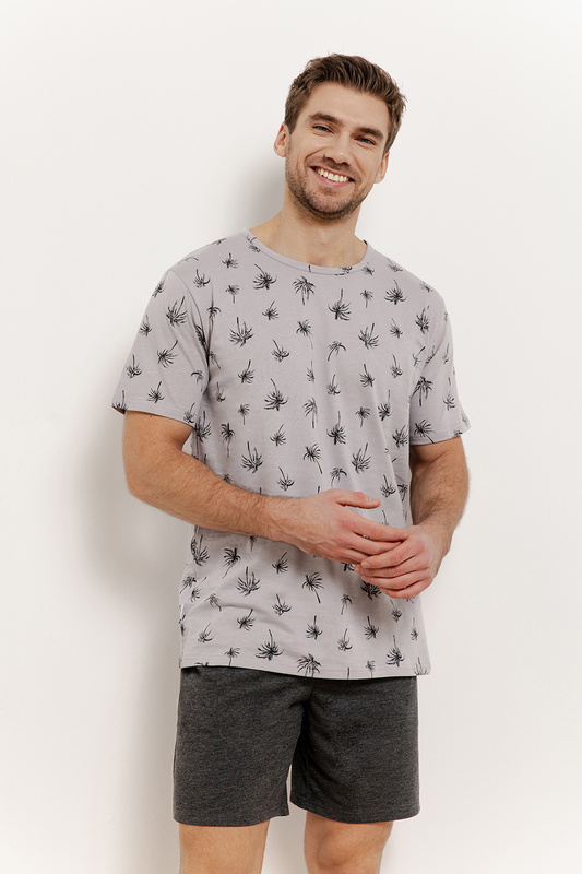 Piżama męska krótki rękaw, szorty Archie 3391 S/S 25 Taro
