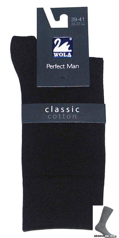 Skarpety męskie Perfect Man classic 94000000 Wola - brown coal Q10