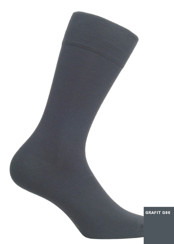 Skarpetki męskie frotte 9401199 Wola - grafit G86