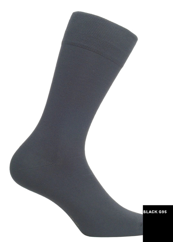 Skarpetki męskie frotte 9401199 Wola - czarny G95