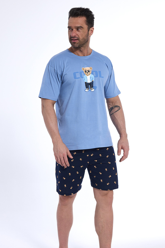 Piżama męska krótki rękaw, szorty 326/169 Cool Cornette